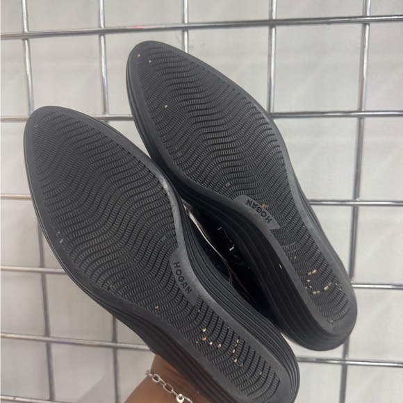 Hogan Black Patent Leather Lace-Up trainers women’s size 37.5 - Picture 4 of 8